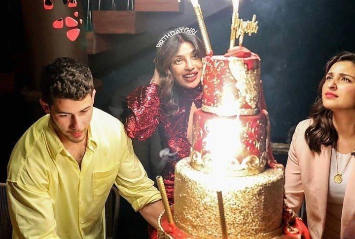 Here’s How Much Priyanka Chopra’s Red And Gold Birthday Cake Was Worth!