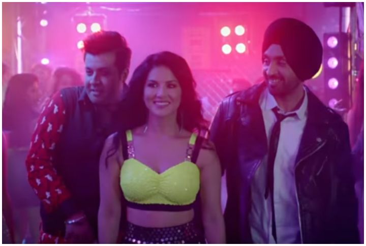 Sunny Leone, Diljit Dosanjh and Varun Sharma in the song - Crazy Habibi vs Decent Munda