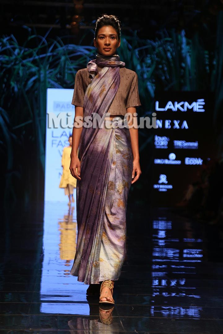 Padmaja at Lakme Fashion Week WF'19 in Mumbai | Source: Yogen Shah