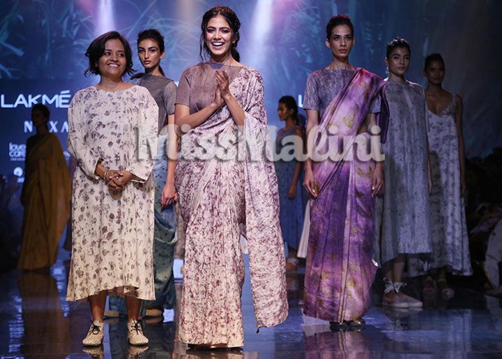Malavika Mohanan For Padmaja at Lakme Fashion Week WF'19 in Mumbai | Source: Yogen Shah