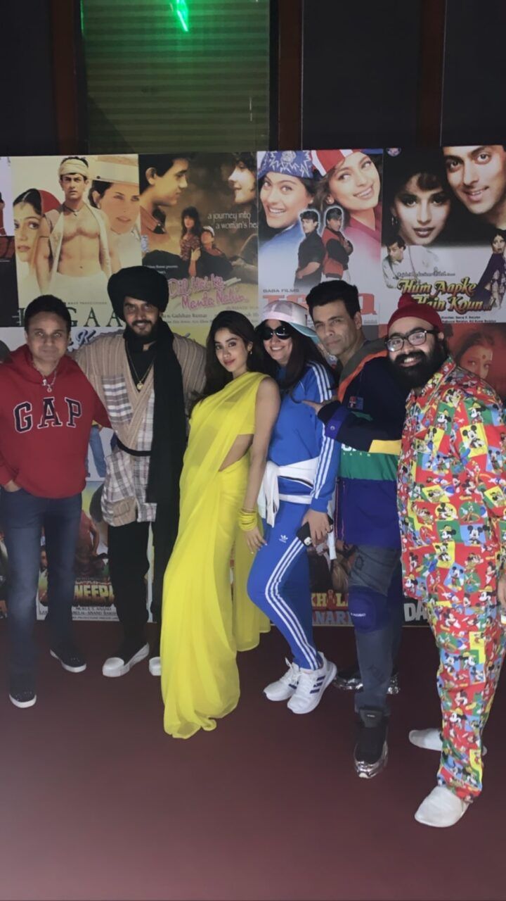 The guests at Amritpal Bindra's birthday party (Source: Instagram | @janhvikapoor)