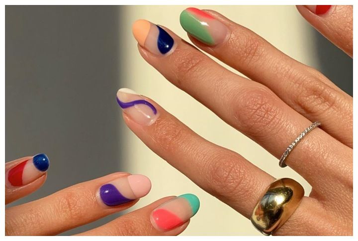 Share more than 76 abstract art on nails latest