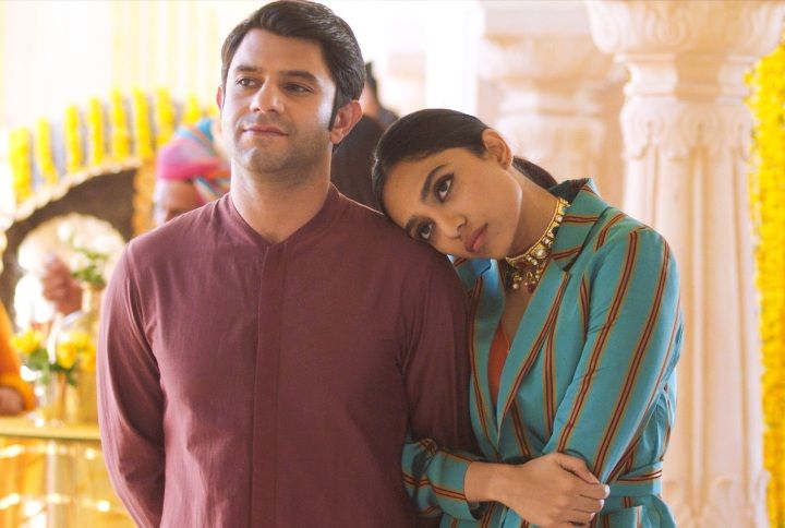 Arjun Mathur and Sobhita Dhulipala in a still from Made In Heaven
