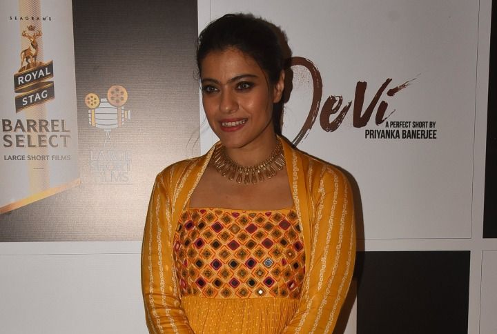 Kajol Devgan Looks Radiant In A Marigold Inspired Dress