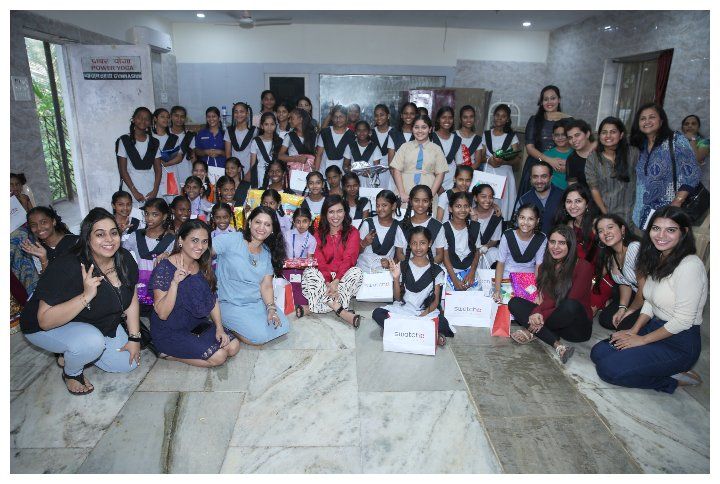 Malini’s Girl Tribe And Swatch Organised A Secret Santa Event At The AIMS Foundation