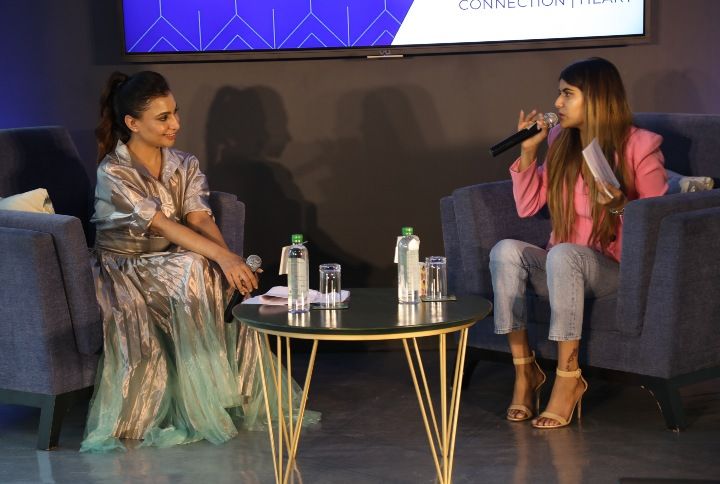 Malini Agarwal and Ananya Birla at Thrive Global Leadership Summit