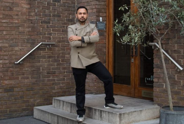 Chef Saransh Goila of Goila Butter Chicken at Carousel, London