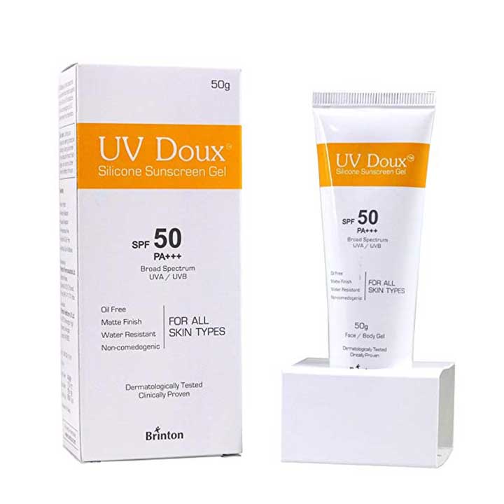 Brinton Uvdoux Sunscreen Face Body Gel SPF50