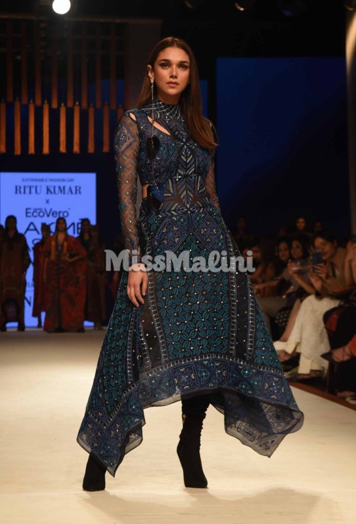 Aditi Rao Hydari At Lakme Fashion Week SR '20 In Mumbai | Source: Yogen Shah