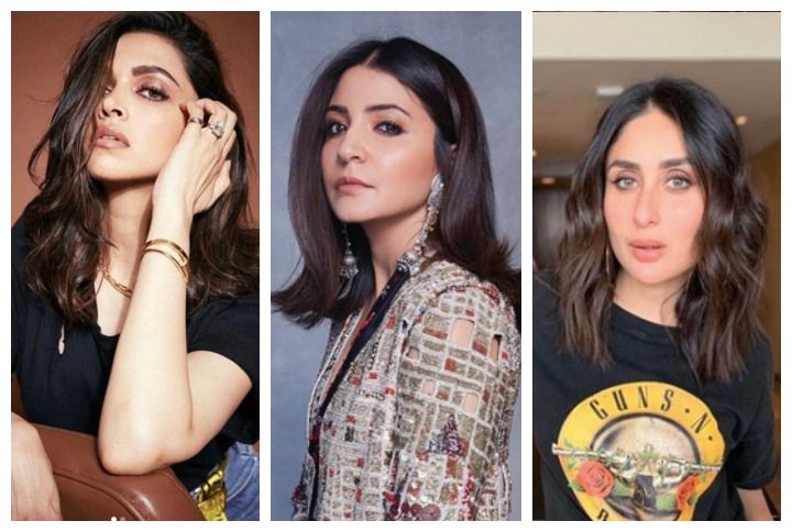 Deepika Padukone, Anushka Sharma, Kareena Kapoor Lob Haircut | (Source: Instagram | @deepikapadukone, @anushkasharma, @kareenakapoor)