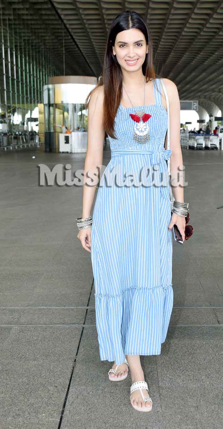 Diana Penty's Airport Look (Source: Yogen Shah)