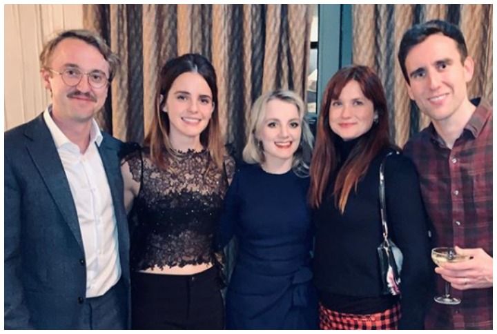 Photo: Emma Watson Reunites With Her Harry Potter Co-stars For Christmas