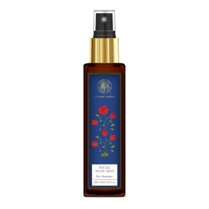 Forest Essentials Facial Tonic Mist Pure Rosewater Rose-Based Skincare | Source: Forest Essentials