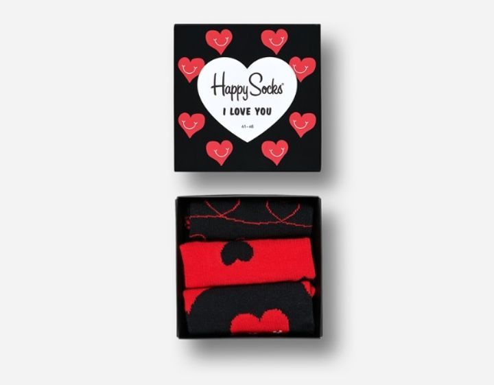 Happy Socks I Love You Gift Box (Source: www.happysocks.com)