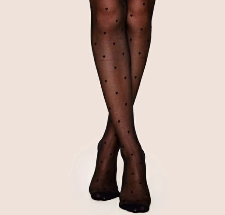 SheIn Heart Sheer Mesh Tights (Source: www.shein.in)