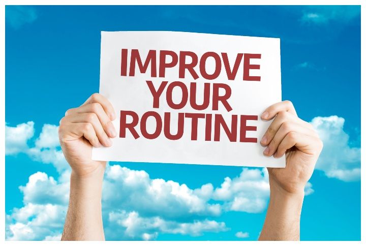 Improve Your Routine card with sky background by Gustavo Frazao | www.shutterstock.com
