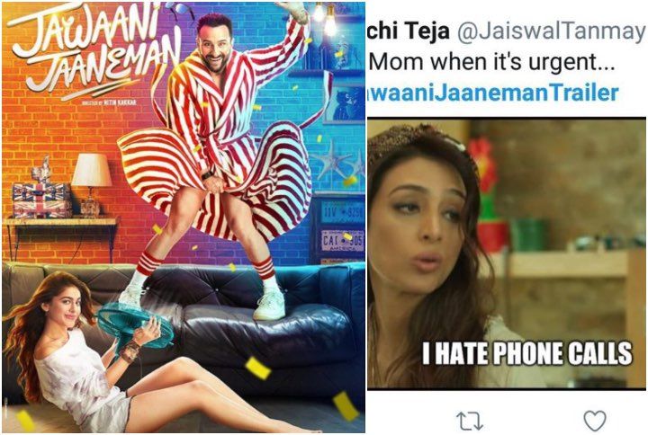 It’s A Meme Fest On The Internet Thanks To The Trailer Of Saif Ali Khan’s Jawaani Jaaneman