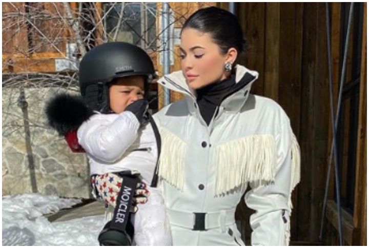 Kylie Jenner Shares A Cute Video Of Daughter Stormi Learning To Snowboard