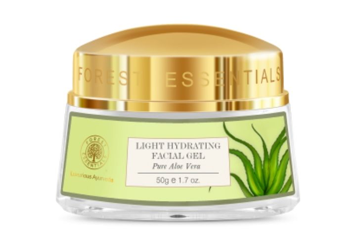 Forest Essentials Light Hydrating Facial Gel Pure Aloe Vera Skincare Ingredient | (Source: www.forestessentials.com)