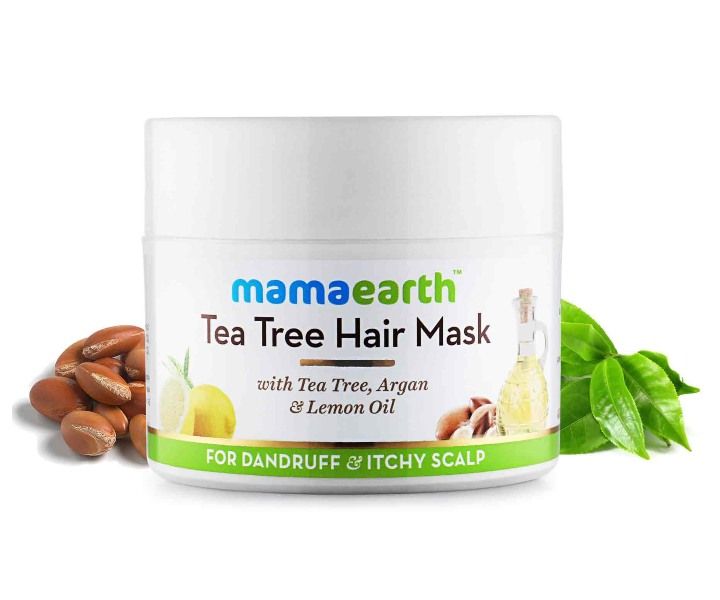Mamaearth Anti Dandruff & Itchy Scalp Tea Tree Hair Mask | (Source: www.mamaearth.in)