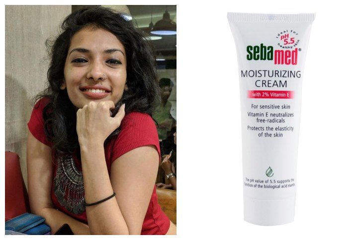 Pallavi Manoj, Sebamed Moisturising cream | (Source: www.amazon.in)