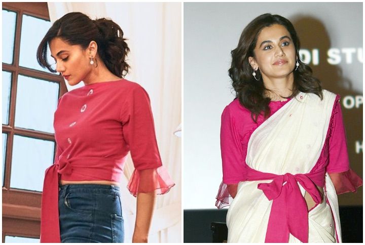 Taapsee Pannu’s Looks For Thappad Promotions Proved That Repeating Clothes Is NBD