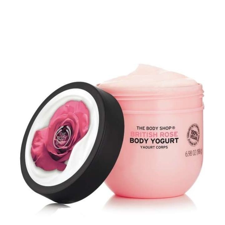 The Body Shop British Rose Body Yogurt | (Source: www.thebodyshop.com.my)