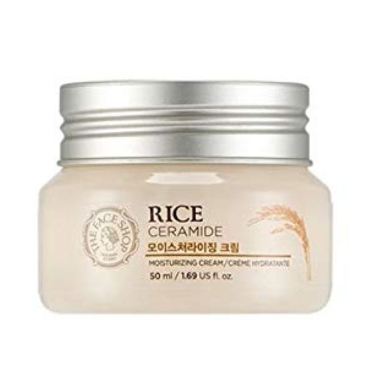 The Face Shop Rice & Ceramide Moisturising Cream | (Source: www.amazon.in)