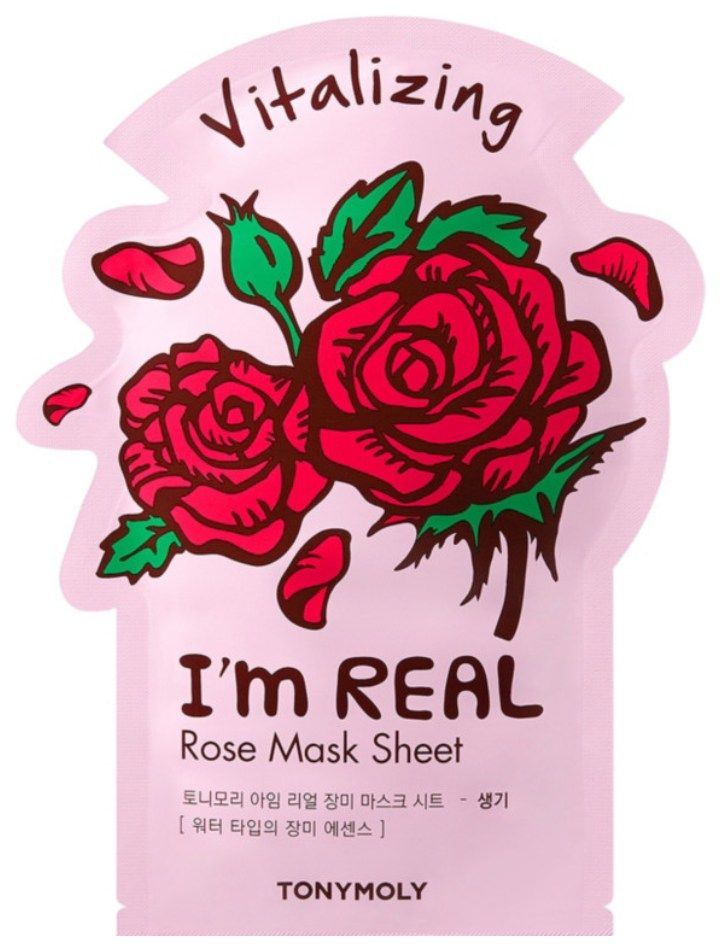 TonyMoly I'm Real Rose Sheet Mask | (Source: www.ulta.com)
