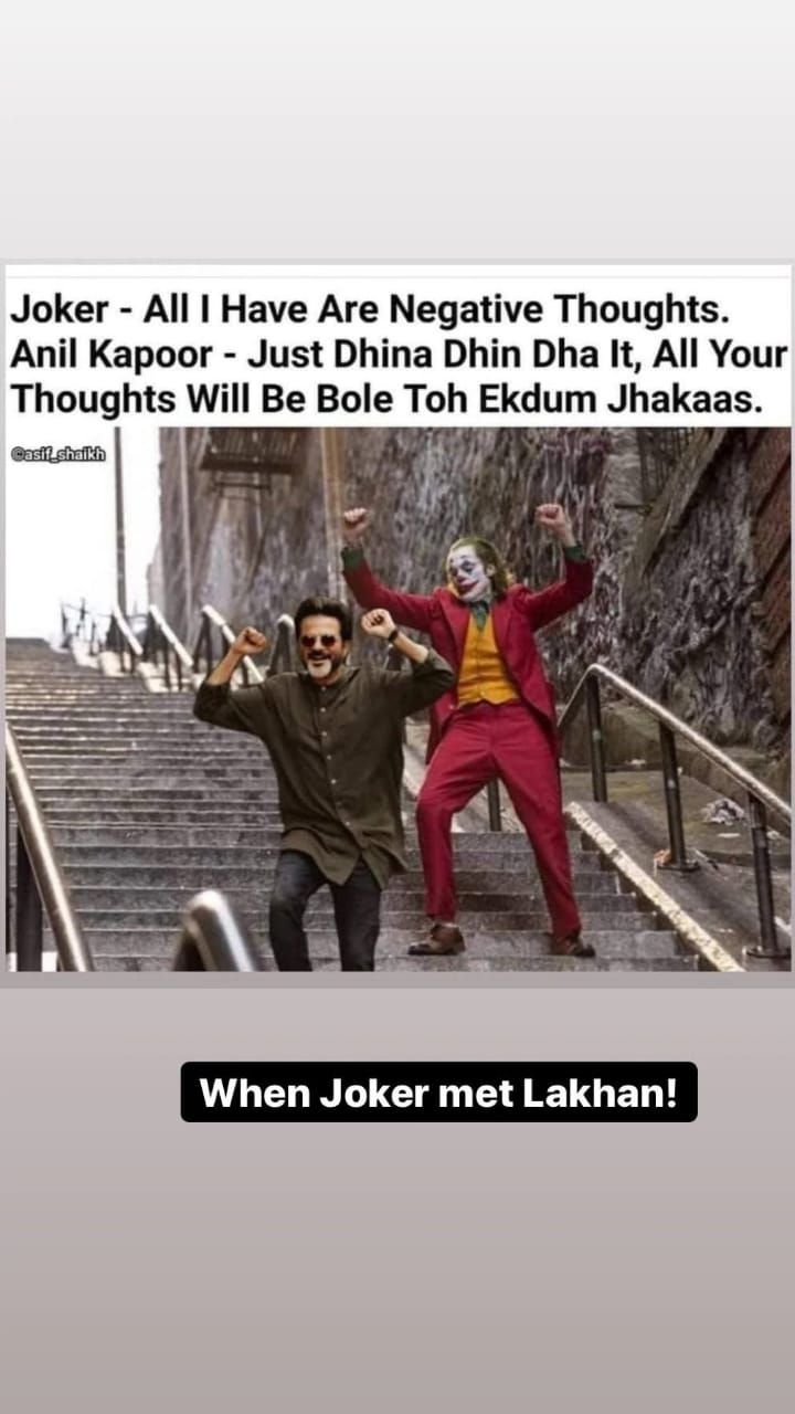 The meme shared by Anil Kapoor (Source: Instagram | @anilakapoor)