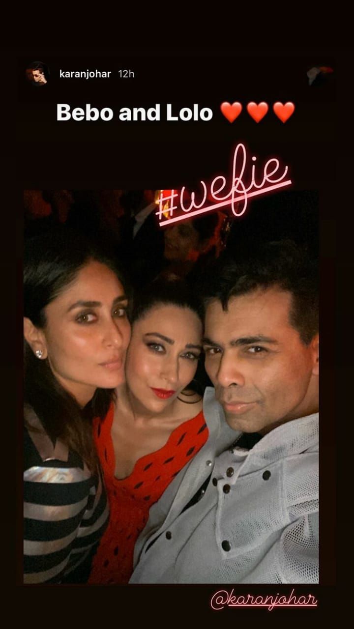 At Malaika's Birthday party (Source: Instagram | @karanjohar)