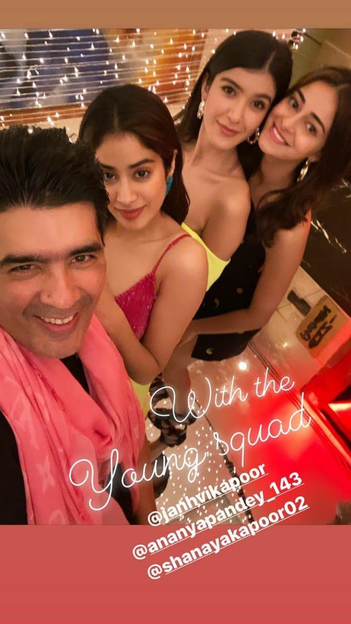 At Malaika's Birthday party (Source: Instagram | @manishmalhotra05)