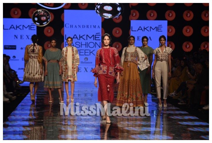Chandrima at Lakme Fashion Week SR '20 in Mumbai | Source: Viral Bhayani
