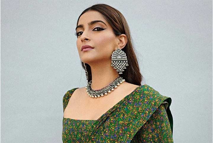 Sonam Kapoor’s Latest Designer Saree Will Hit You Right In The Vintage Feels