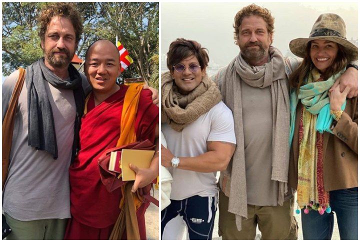 American Actor Gerard Butler Celebrates New Years In India