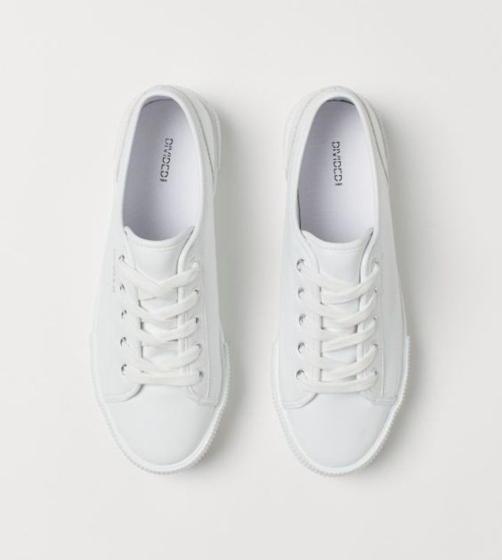 Platform Trainers - White - Ladies | www2.hm.com