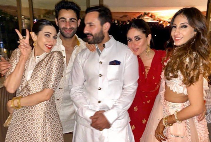 Inside Photos: Karisma Kapoor, Kareena Kapoor And Saif Ali Khan Attend Armaan Jain And Anissa Malhotra’s Roka Ceremony