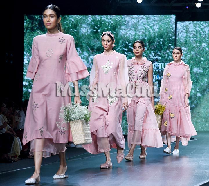 Nithya Reddy at Lotus Makeup India Fashion Week Spring Summer 2020 in Delhi | Source: Yogen Shah