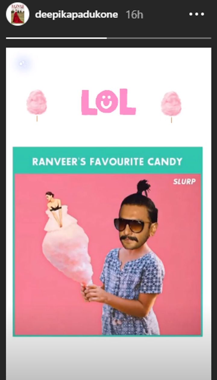 Ranveer Singh and Deepika Padukone meme (Source: Instagram | @deepikapadukone)