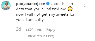 Pooja Banerjee's Comment