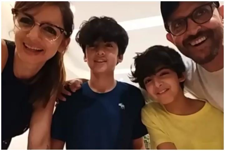 Covid-19: Hrithik Roshan And His Family Celebrate Son Hrehaan’s Birthday Over A Video Call