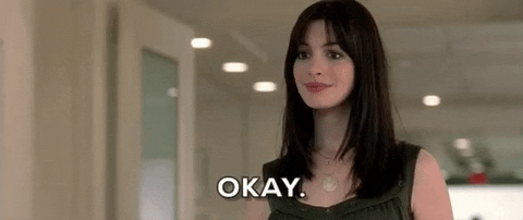 Anne Hathaway Ok GIF - Find & Share on GIPHY