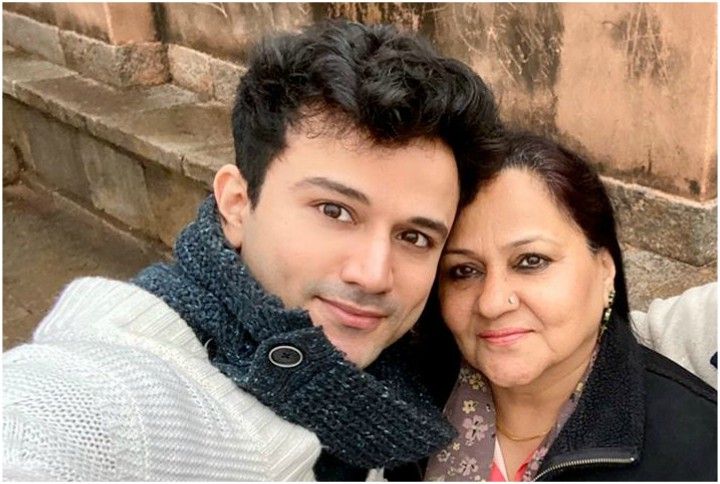 Sahil Salathia With His Mother