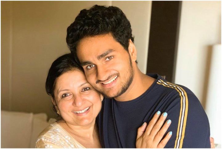 Anmol Sachar With His Mother
