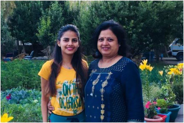 Ritu Agarwal With Her Mother