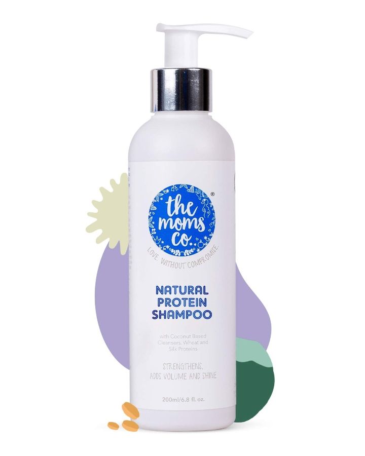 The Moms Co. Protein Shampoo for Curly Girls (Source: The Moms Co.| www.momsco.com)