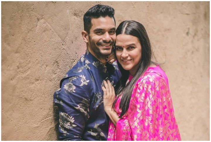 Video: Angad Bedi Secretly Films Neha Dhupia Napping While Working From Home