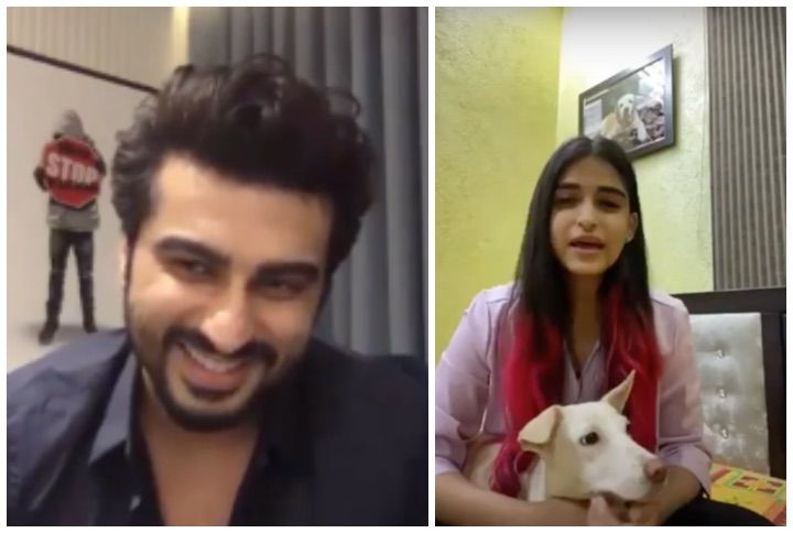 Arjun Kapoor Appreciates A Fan For Caring For Stray Animals Over A Surprise Zoom Call