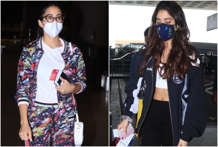 Sara Ali Khan And Janhvi Kapoor’s Airport Style Is All About Comfy Loungewear