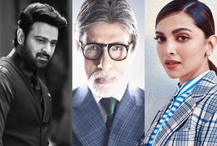 Prabhas, Amitabh Bachchan and Deepika Padukone (Source: Instagram | @actorprabhas, @amitabhbachchan, @deepikapadukone)